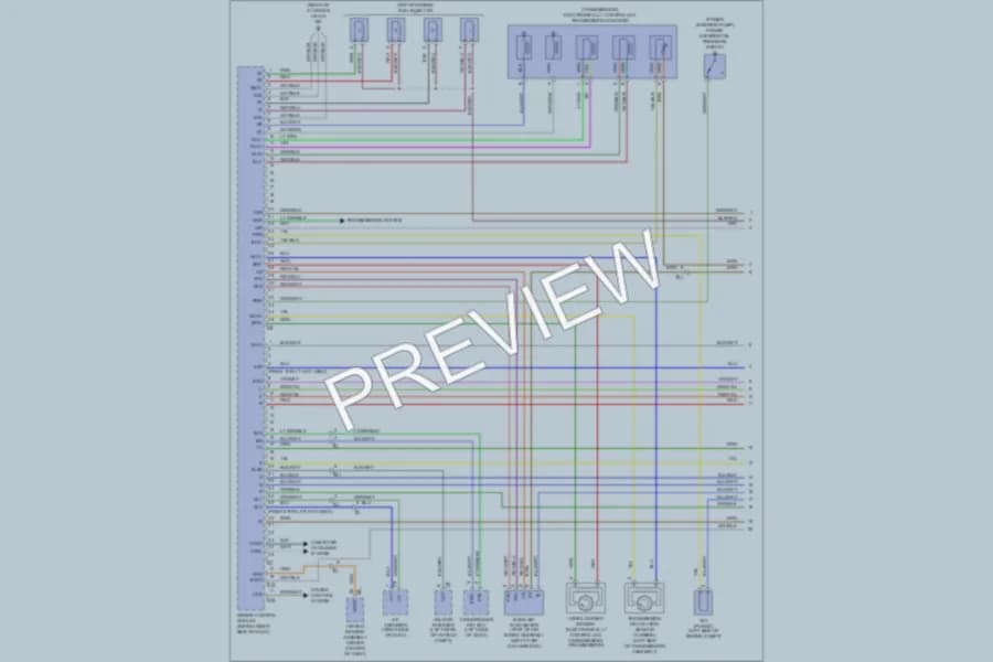 2011 Toyota Tacoma Engine Performance wiring diagram preview