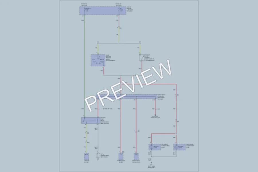 2011 Toyota Tacoma Exterior Lights wiring diagram preview