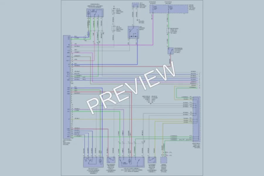 2011 Toyota Tacoma Transmission wiring diagram preview