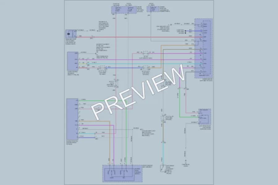2011 Toyota Tundra Power Top Sunroof wiring diagram preview