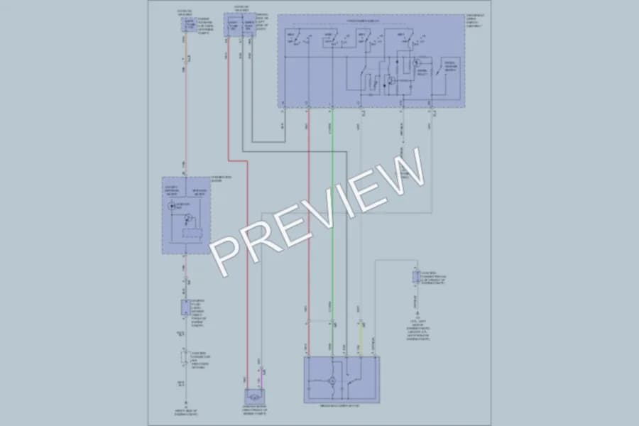 2011 Toyota Tundra Wiper Washer wiring diagram preview