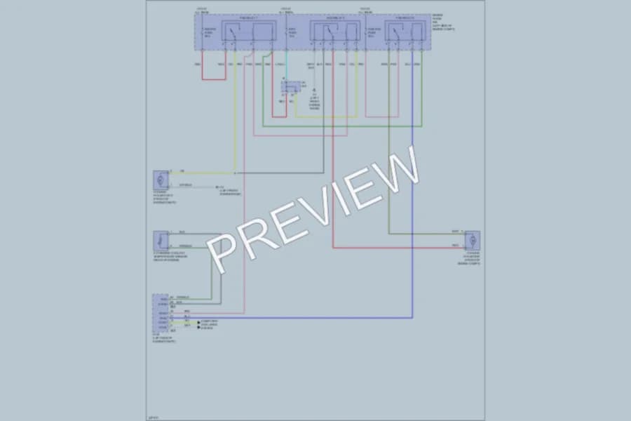 2011 Toyota Venza Cooling Fan wiring diagram preview