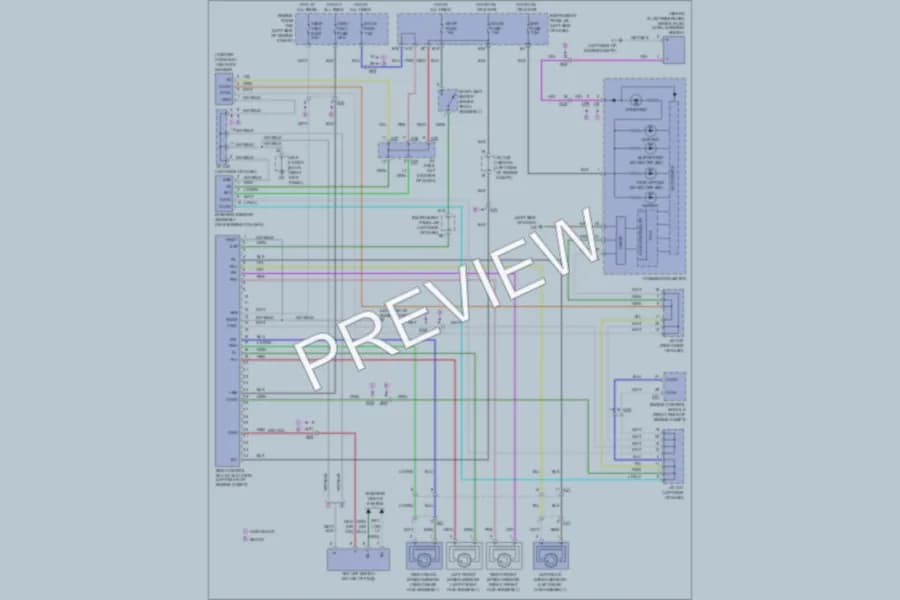 2011 Toyota Yaris Anti Lock Brakes wiring diagram preview