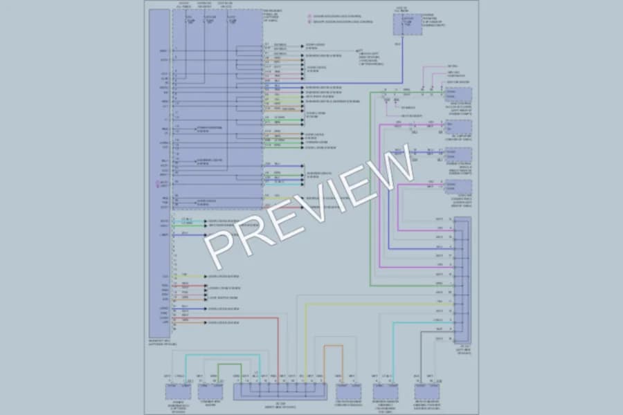 2011 Toyota Yaris Body Control Modules wiring diagram preview