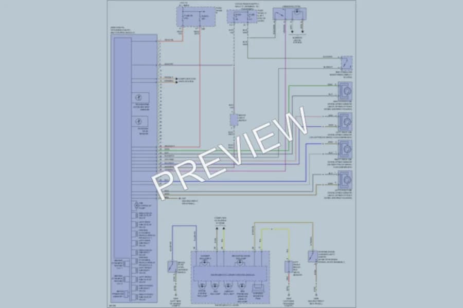 2011 Volkswagen Eos Anti Lock Brakes wiring diagram preview