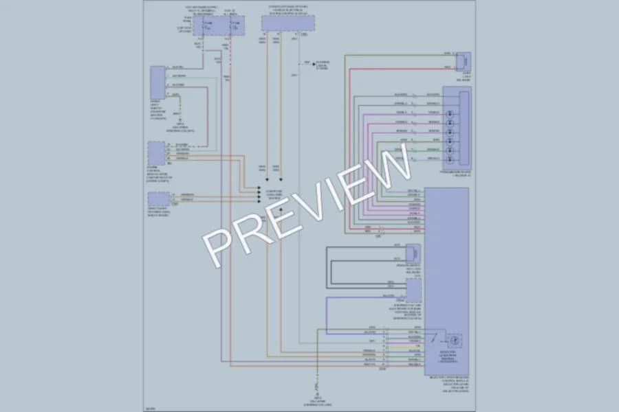 2011 Volkswagen Eos Shift Interlock wiring diagram preview