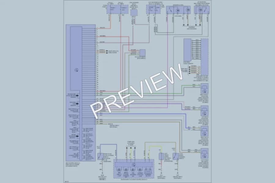 2011 Volkswagen GTI Anti Lock Brakes wiring diagram preview