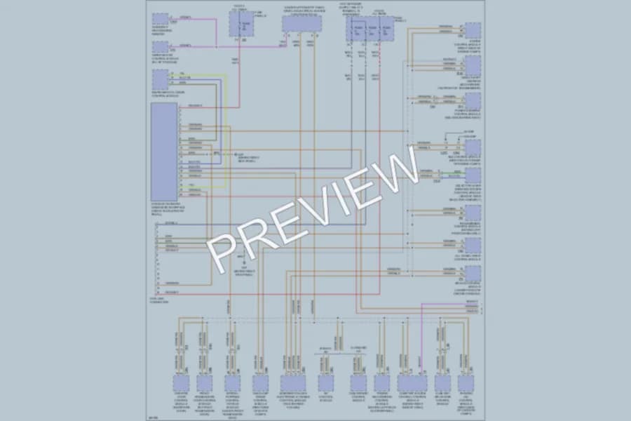 2011 Volkswagen GTI Computer Data Lines wiring diagram preview