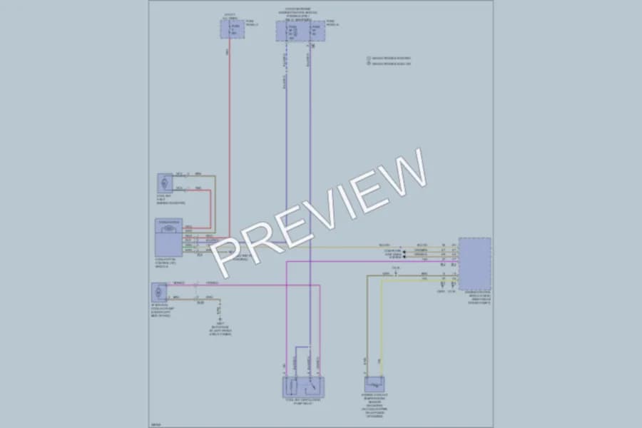 2011 Volkswagen GTI Cooling Fan wiring diagram preview
