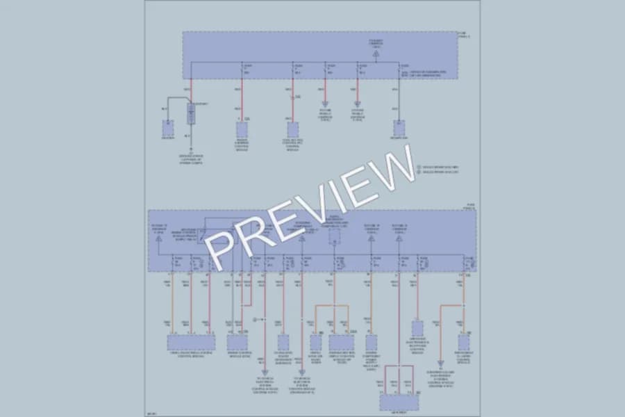 2011 Volkswagen GTI Power Distribution wiring diagram preview