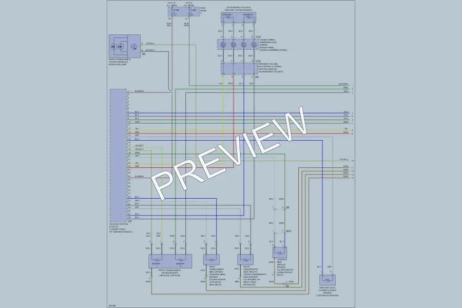 2011 Volkswagen GTI Supplemental Restraints wiring diagram preview