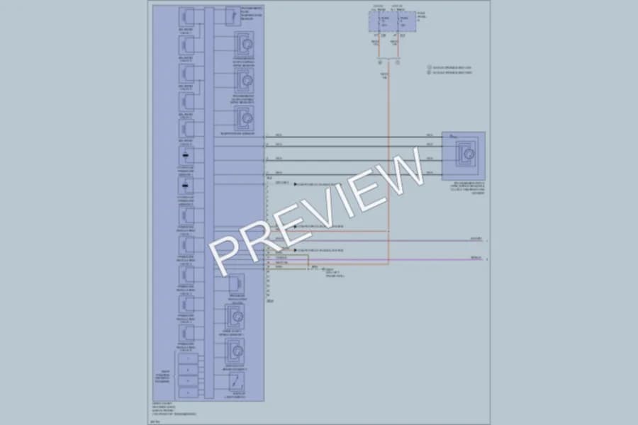 2011 Volkswagen GTI Transmission wiring diagram preview