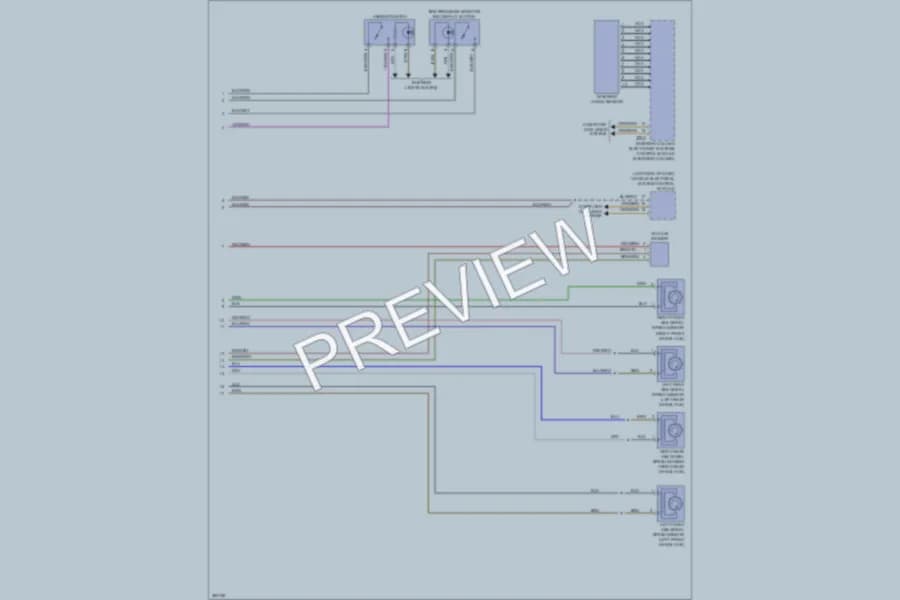 2011 Volkswagen Golf Anti Lock Brakes wiring diagram preview
