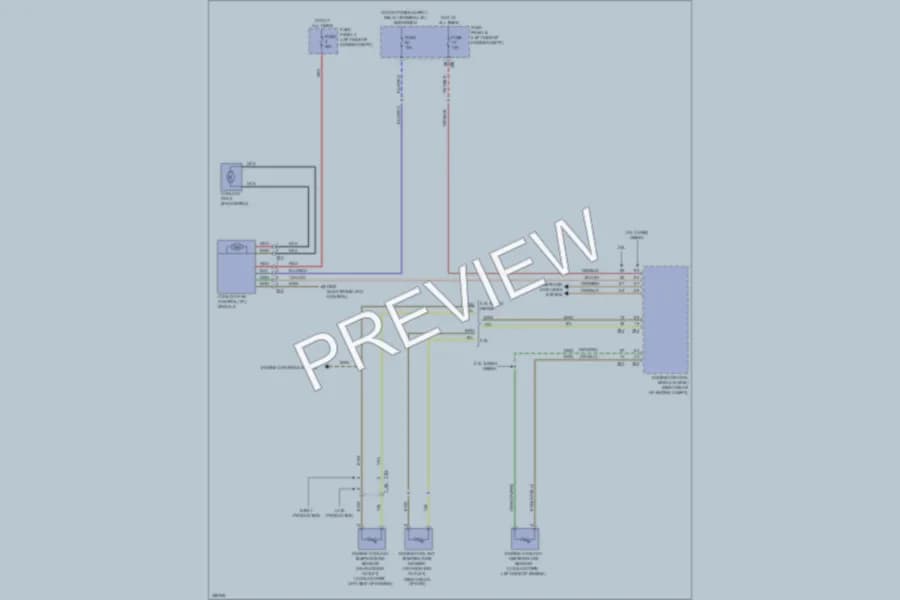 2011 Volkswagen Golf Cooling Fan wiring diagram preview
