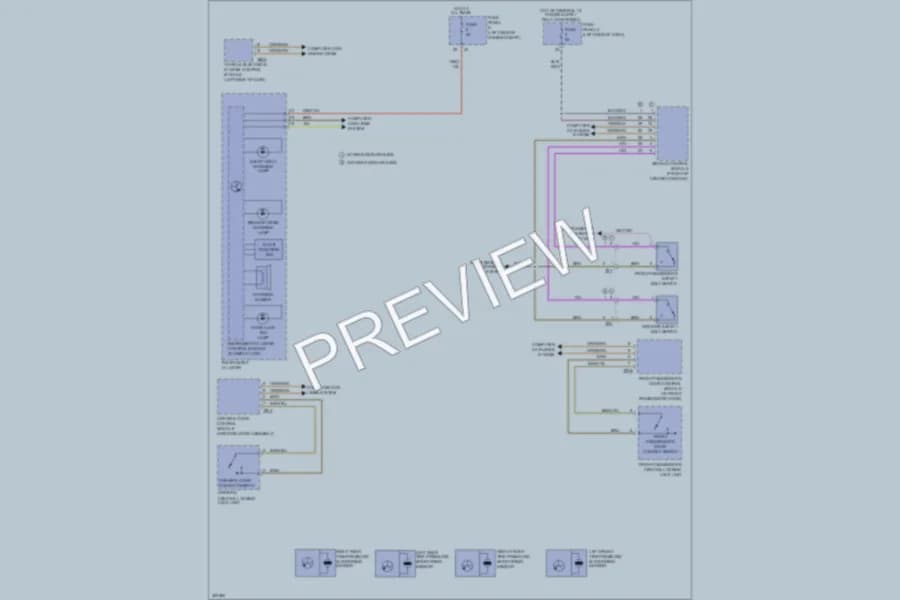 2011 Volkswagen Golf Warning Systems wiring diagram preview