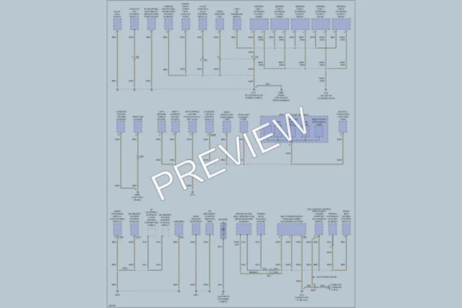 2011 Volkswagen 4D Sedan Ground Distribution wiring diagram preview with protected circuit layout