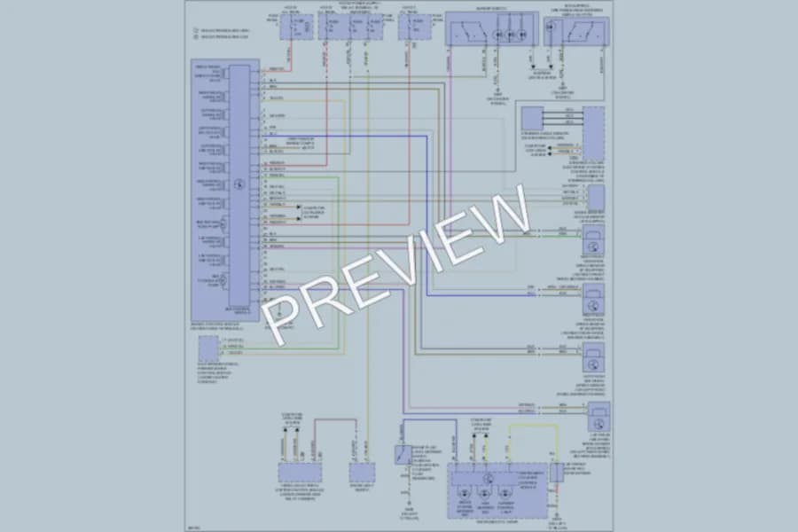 2011 Volkswagen PassatCC Anti Lock Brakes wiring diagram preview
