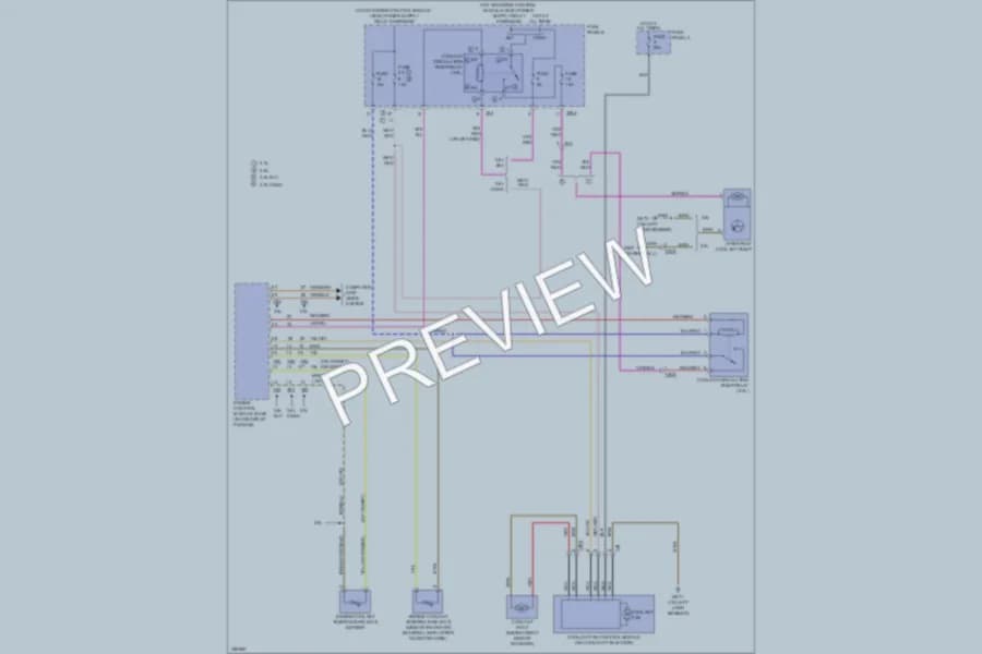 2011 Volkswagen PassatCC Cooling Fan wiring diagram preview