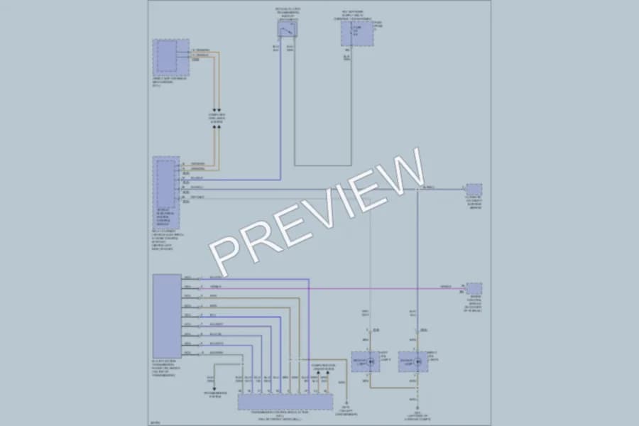 2011 Volkswagen PassatCC Exterior Lights wiring diagram preview