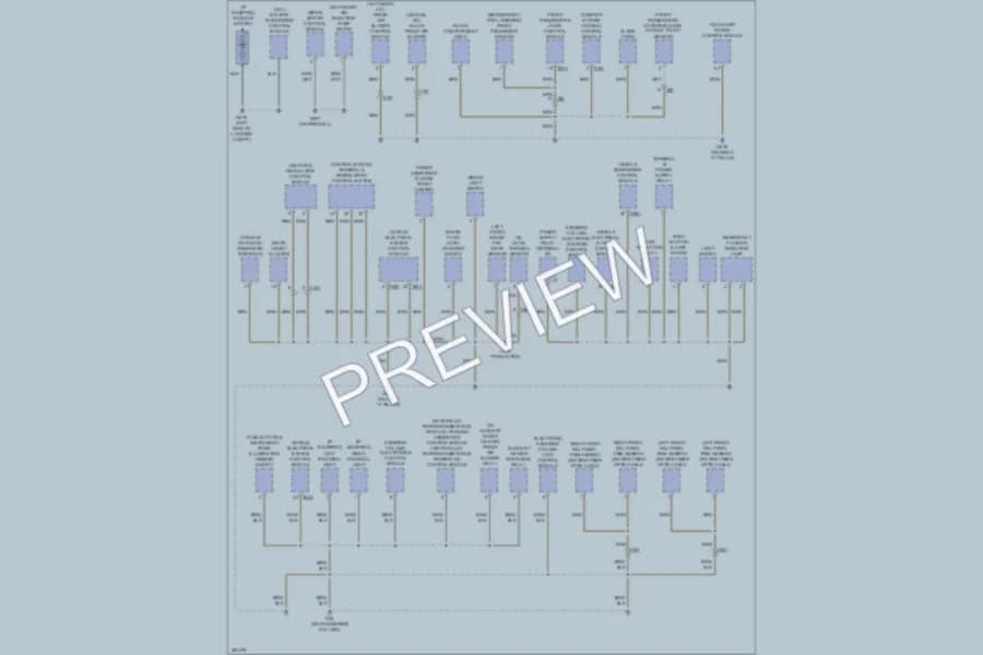 2011 Volkswagen PassatCC Ground Distribution wiring diagram preview