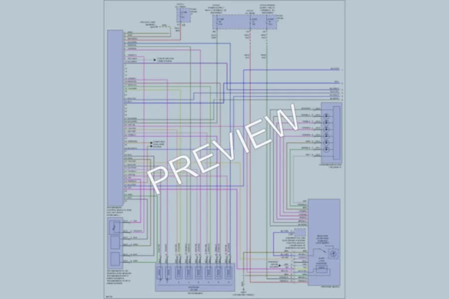 2011 Volkswagen PassatCC Transmission wiring diagram preview
