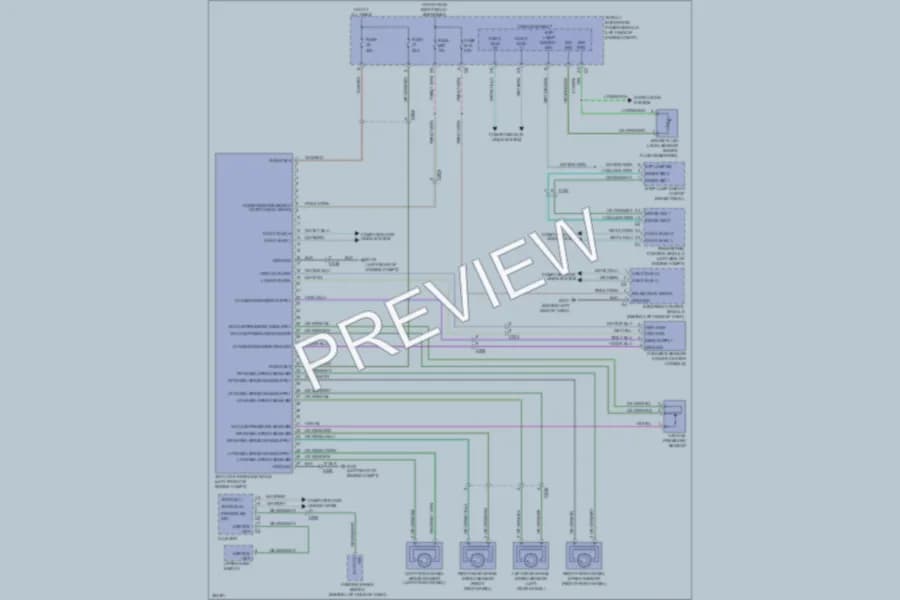 2011 Volkswagen Routan Anti Lock Brakes wiring diagram preview