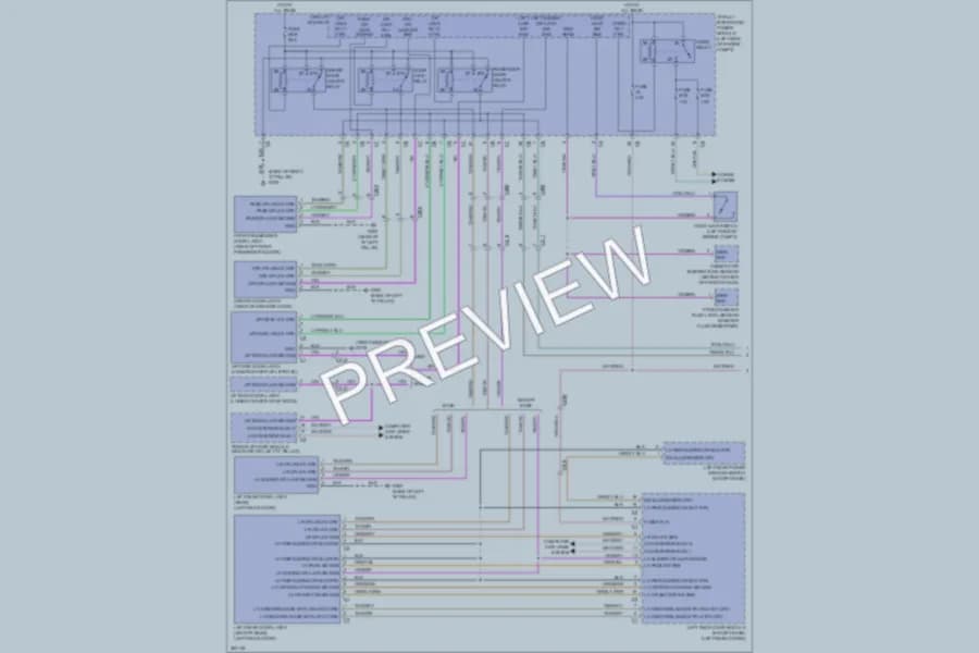 2011 Volkswagen Routan Anti Theft wiring diagram preview