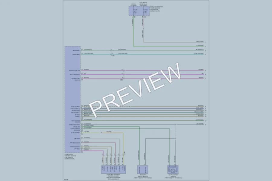 2011 Volkswagen Routan Cruise Control wiring diagram preview