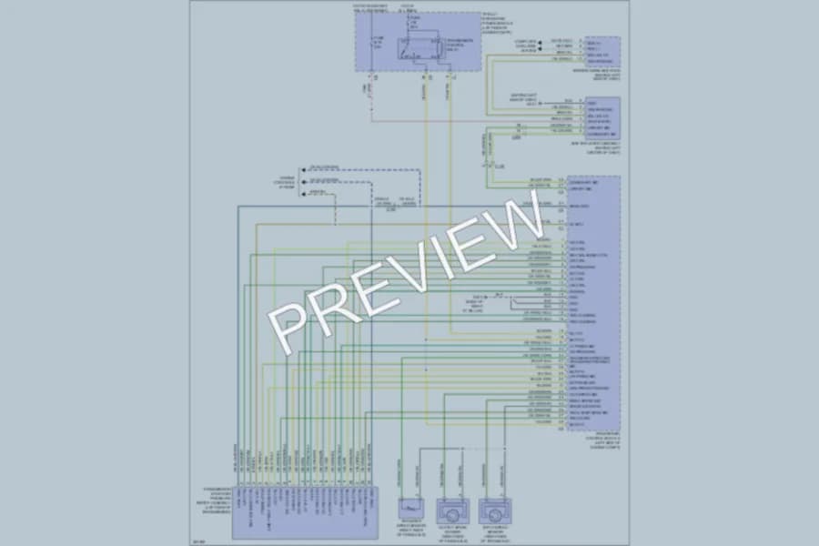 2011 Volkswagen Routan Transmission wiring diagram preview
