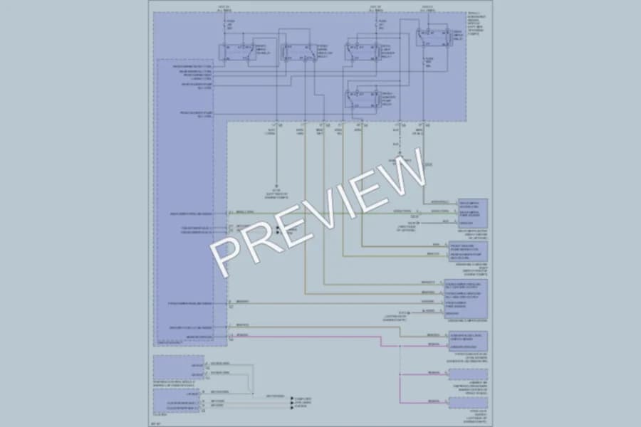 2011 Volkswagen Routan Wiper Washer wiring diagram preview