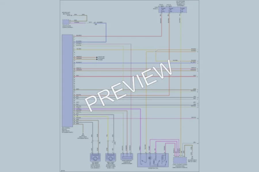 2011 Volkswagen Touareg Anti Lock Brakes wiring diagram preview