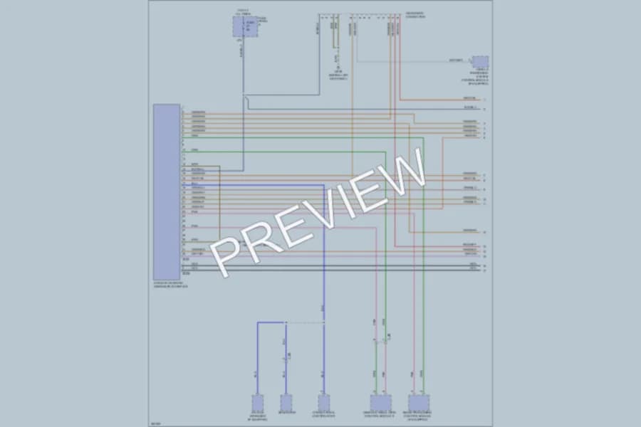 2011 Volkswagen Touareg Computer Data Lines wiring diagram preview