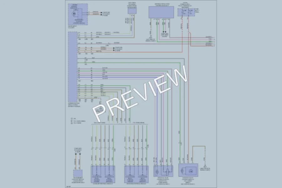 2011 Volkswagen Touareg Cruise Control wiring diagram preview