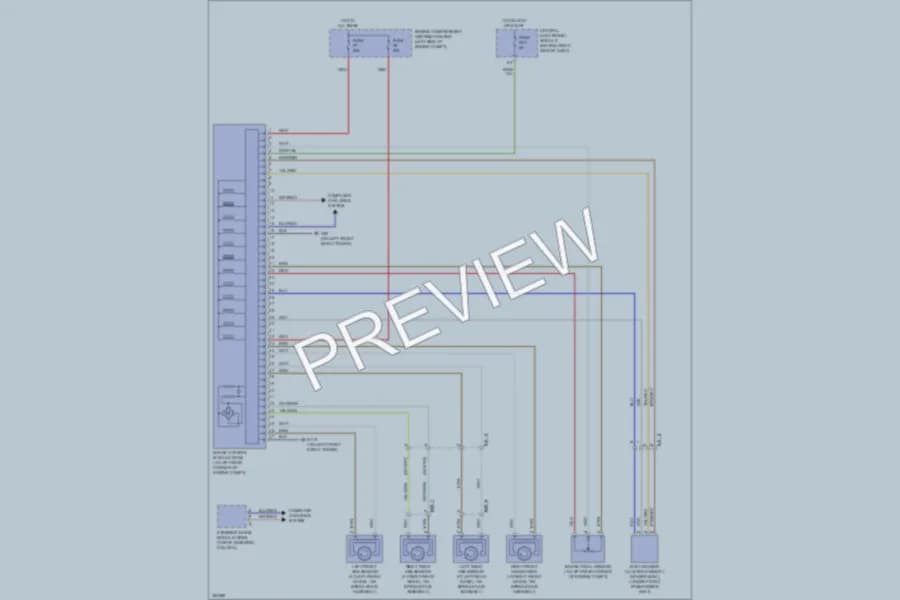 2011 Volvo C30 Anti Lock Brakes wiring diagram preview