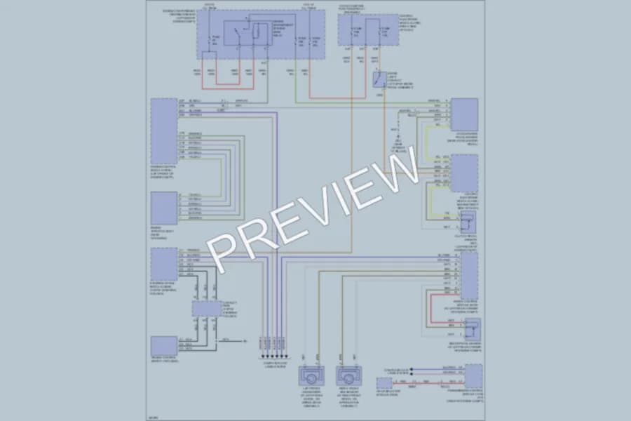 2011 Volvo C30 Cruise Control wiring diagram preview