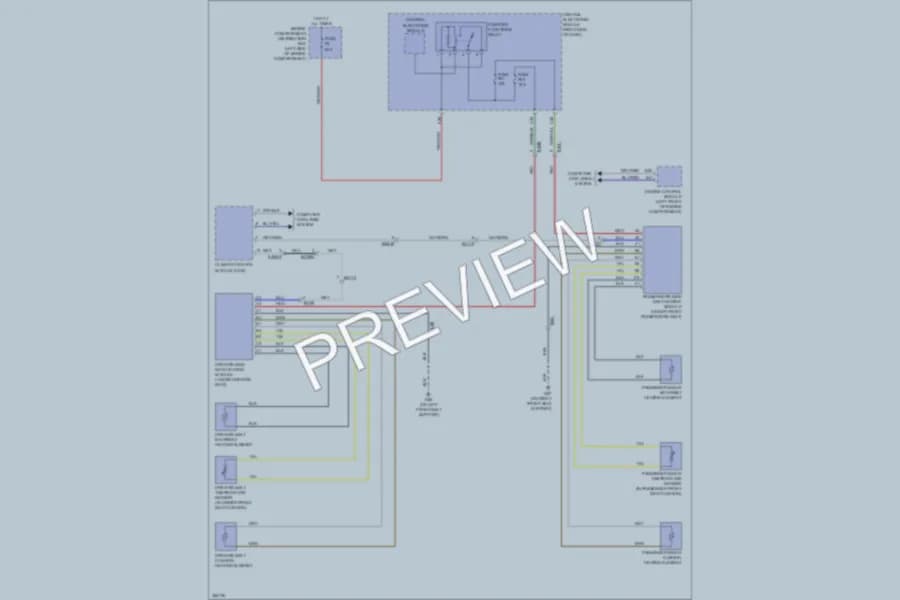 2011 Volvo C30 Power Seats wiring diagram preview