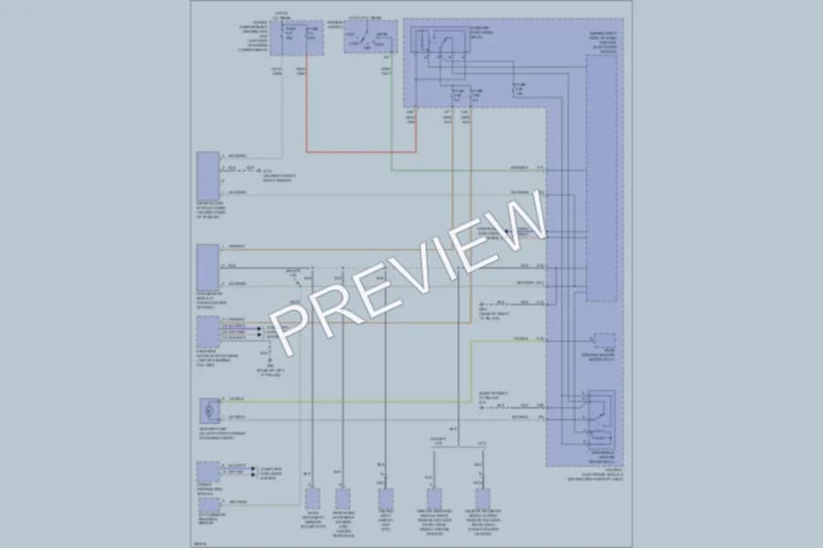 2011 Volvo C30 Wiper Washer wiring diagram preview