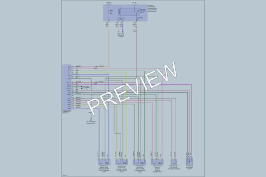 2011 Volvo C70 Memory Systems wiring diagram preview