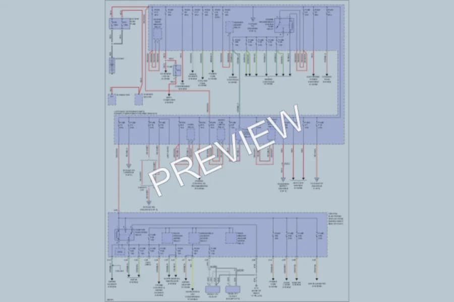 2011 Volvo C70 Power Distribution wiring diagram preview
