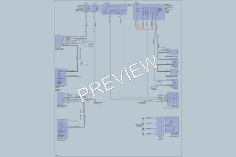 2011 Volvo S40 Defoggers wiring diagram preview