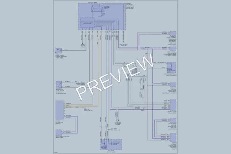 2011 Volvo S40 Instrument Cluster wiring diagram preview
