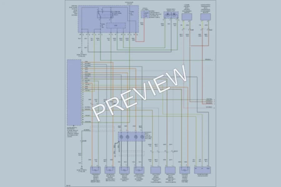 2011 Volvo S40 Supplemental Restraints wiring diagram preview