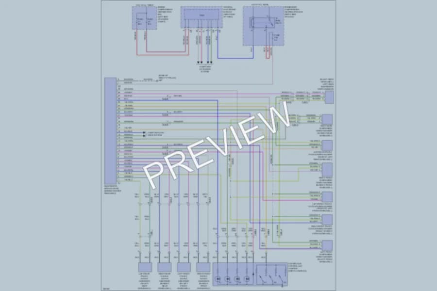 2011 Volvo S60 Electronic Suspension wiring diagram preview