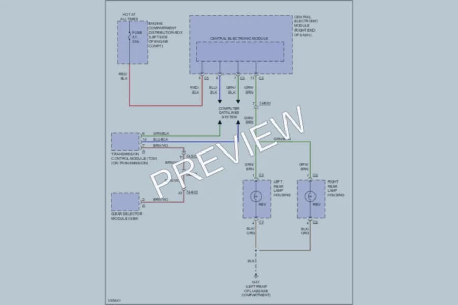 2011 Volvo S60 Exterior Lights wiring diagram preview