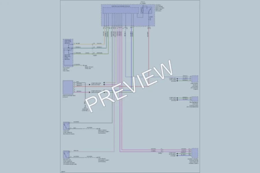 2011 Volvo S60 Instrument Cluster wiring diagram preview