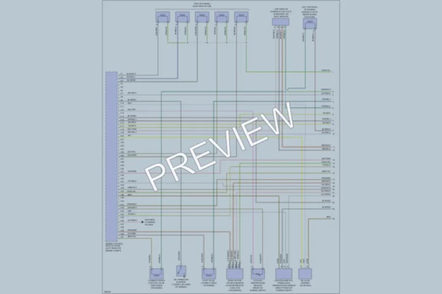 2011 Volvo V50 Engine Performance wiring diagram preview