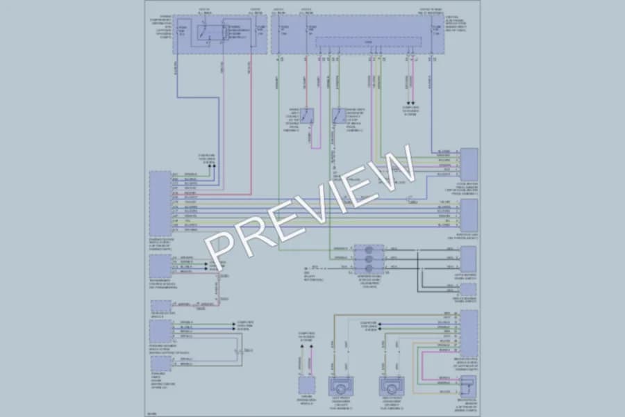 2011 Volvo XC60 Cruise Control wiring diagram preview