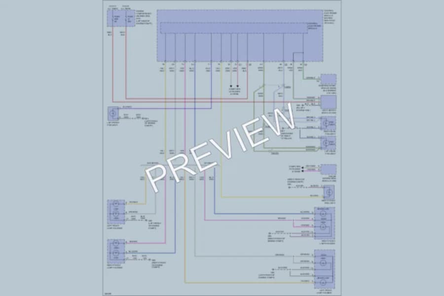2011 Volvo XC60 Headlights wiring diagram preview
