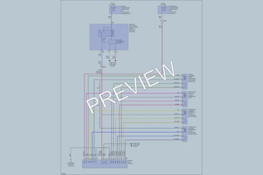2011 Volvo XC60 Memory Systems wiring diagram preview