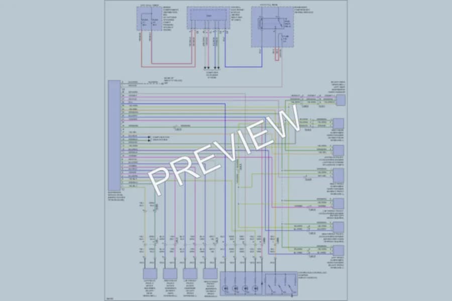 2011 Volvo XC70 Electronic Suspension wiring diagram preview